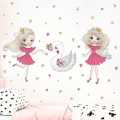 IZMAEL Samolepka na stenu/Tapeta Princess 73 x 122 cm