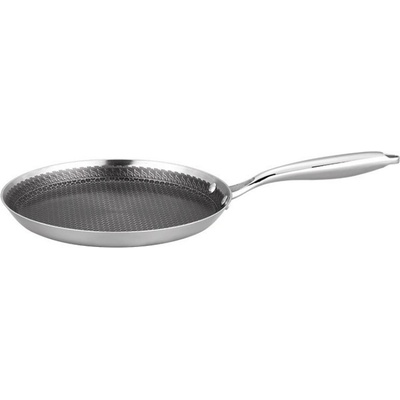 Swiss Haus Тиган за палачинки Swiss Haus SH-ZGCP26, 26x2.4 см, Sapphire-керамично покритие, Без PTFE/PFAS/PFOA, Индукция, Сребрист (SH-ZGCP26)