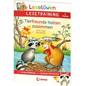 Leselöwen Lesetraining 1. Klasse - Tierfreunde halten zusammen (ISBN: 9783743221864)