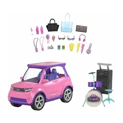 Mattel Barbie GYJ25 dreamhouse adventures Transformujúce sa auto
