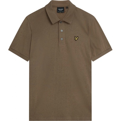 Lyle and Scott Блуза с яка Lyle and Scott Men's Donegal Short-Sleeve Polo Shirt - Linden Khaki