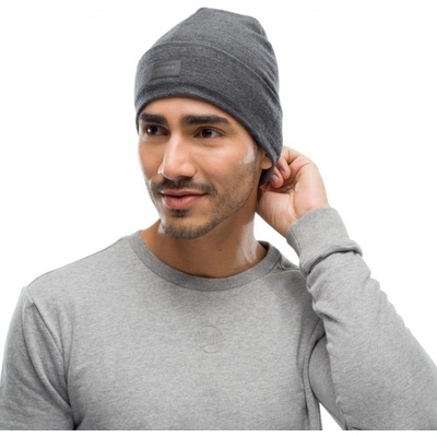 Buff merino Fleece Hat graphite