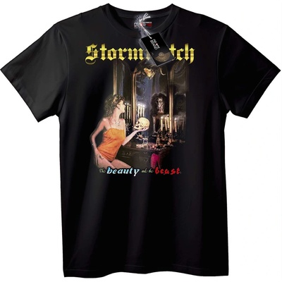 NOONEBRAND Тениска Stormwitch Красота и Звяр - 4XL, Black