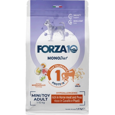 Forza10 Mini & Toy Diet koňské s hráškem 2 x 1,5 kg