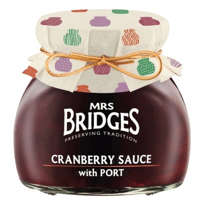 Mrs. Bridges Zavařenina Brusinky s portským vínem 250g