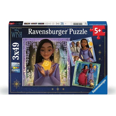 Ravensburger - Puzzle 3x49 Disney: Wish - 40 - 99 piese