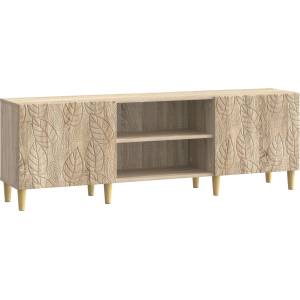vidaXL ТВ шкаф 150 x 31 x 50 см Дъб сонома Инженерна дървесина (895147)