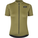 GripGrab Дамска фланелка с къс ръкав за колоездене GripGrab Women's EXPLR Merinotech Short Sleeve Jersey Cycling jersey - Olive Green - размер XS (156-2129-0211)