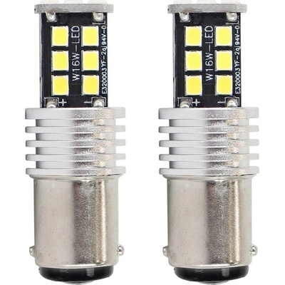 LED AMIO CANBUS 15SMD 2835 7,5W 1157 (P21 / 5W) Bílá 12V / 24V, sada - 2 ks.