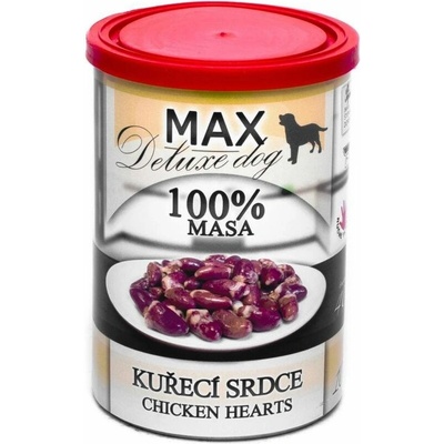 Max Deluxe Adult Dog kuraciecí srdce 400 g