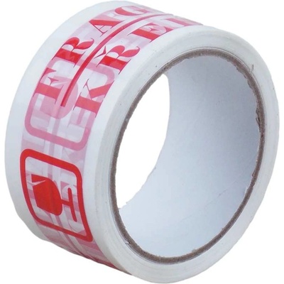 KREHKÉ/FRAGILE Lepiaca páska tichý akryl, s potlačou , šírka 48 mm x 66 m