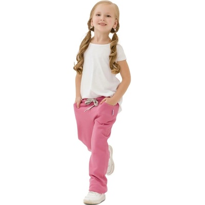 Winkiki Dívčí tepláky WKG 92556 růžová