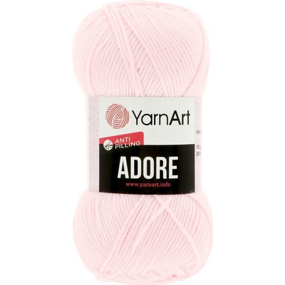 YarnArt Adore 361 pastelová ružová