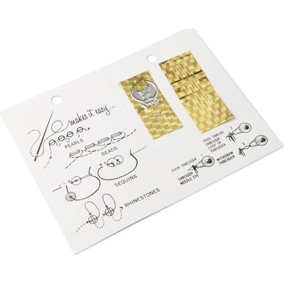 Beadsmith Miyuki sada 6 tenkých jehel s navlékačem - 1 ks