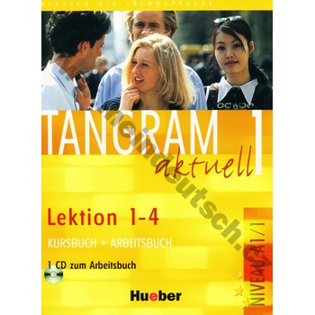 Tangram aktuell 1 lekce 1-4 - učebnice němčiny a pracovní sešit s audio-CD k PS