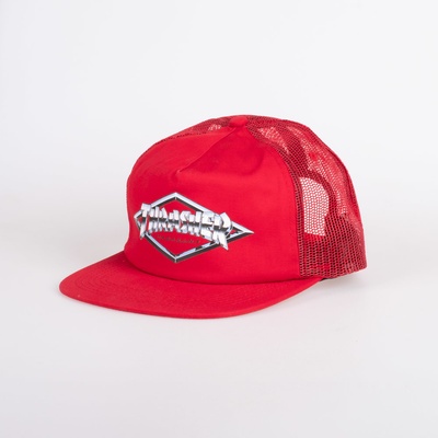 Thrasher DIAMOND EMBLEM TRUCKER HAT RED