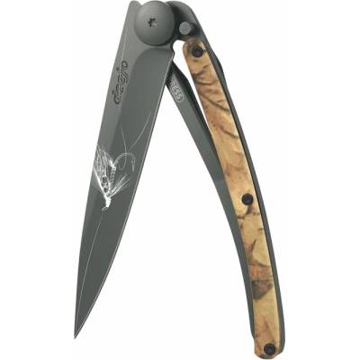 Deejo 1GM029 Tattoo BLACK BROWN CAMO Ultraľahký s hliníkovou rúčkou