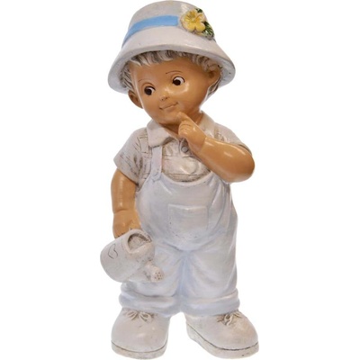 Záhradná dekorácia - chlapec s krhlou 34 cm