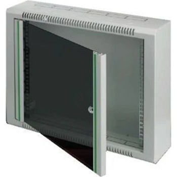 Security Professionals Комуникационен шкаф Security Professionals MR. WTR12U15.02, 19", 12U, 600 x 150 x 627, жилищен, slim дизайн, секретна ключалка, 4мм темперирано стъкло, сив (MR.WTR12U15.02)