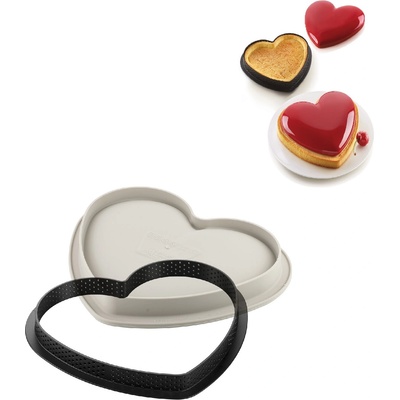 Silikomart Форма за тарта с вдлъбнатина Mon Amour (20.407.13.0065)