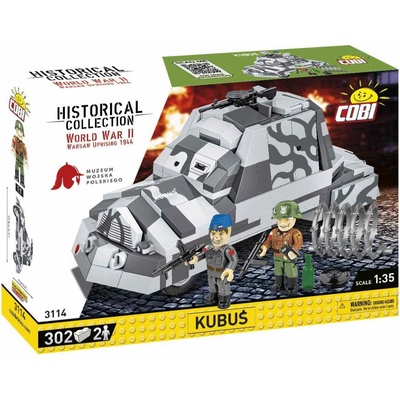 COBI 3114 World War II Polské obrněné vozidlo KUBUŚ - Varšavské povstání 1:35
