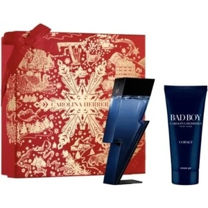 Carolina Herrera Bad Boy Cobalt Parfum Electrique Подаръчен комплект за мъже Размер EDP 100 ml + 100 ml душ гел
