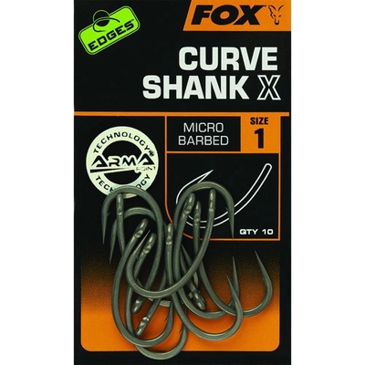 Fox Edges Curve Shank X Hooks vel.2 10 ks