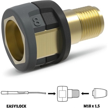 Image 1 of Kärcher Адаптер 8 (EASY! Lock - M18x1.5) (4.111-036.0)