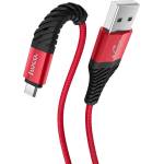 hoco. X38 MicroUSB кабел червено-черен 1 м (HC710550) (HC710550)