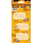 Henry London Notebook stickers - Cheese (12pcs)