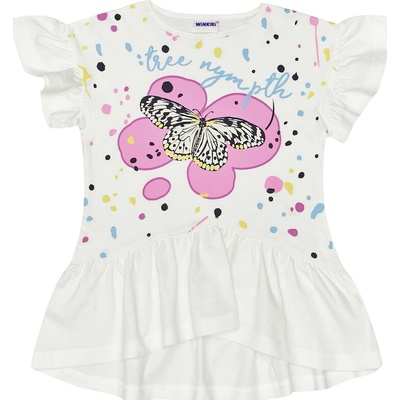 Winkiki kids Wear dívčí tričko Tree Nymph bílá
