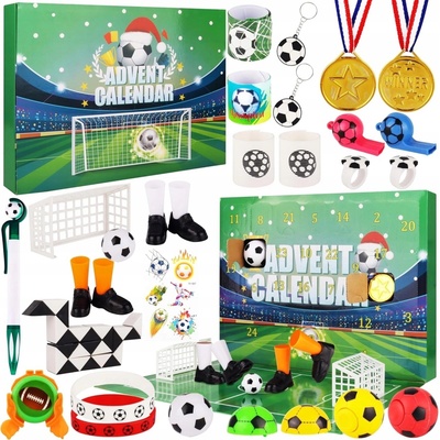 Naszswiat_pl Kalendarz Adwentowy Piłkarski pro chlapce Fotbalový míč