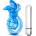 Blush Stay Hard Vibrating Tongue Ring Blue