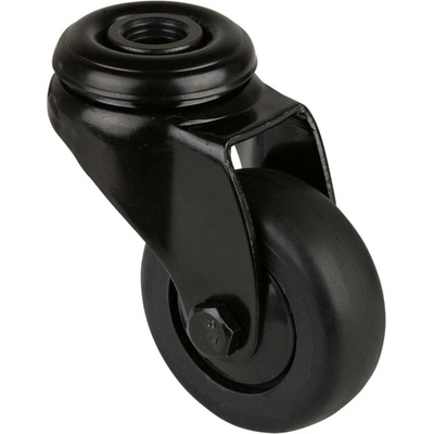 Kola Pirkl BLACK edition otočné 75 mm na šroub kuličkové