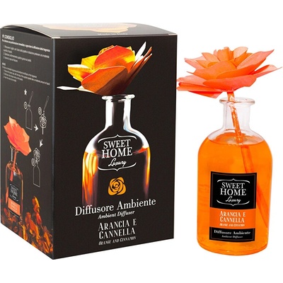 Sweet Home aroma difuzér s tyčinkami Arancia e Cannella Pomeranč a skořice 250 ml
