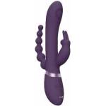 VIVE Rini Pulse Wave Dual Motor Intimate Machine Purple with Attachments