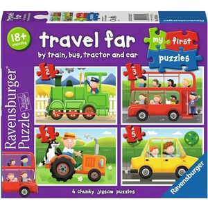 Ravensburger - Puzzle My First Puzzles: Travel Car - 1 - 39 piese