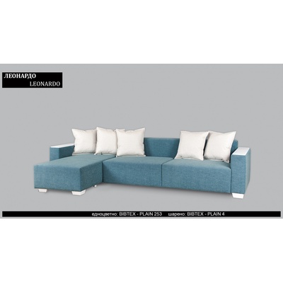 Rudi-an Ъглов диван Leonardo M3 BM, с ракла, разтегателен