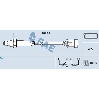 Lambda sonda FAE 77167