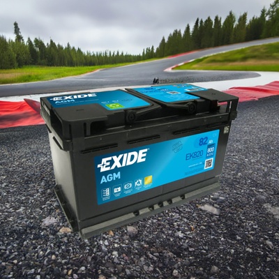 Exide AGM A12V 82Ah 800A EK820 | Zboží Auto