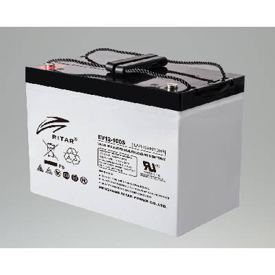 Оловна батерия RITAR (EV12-100S), 12V, 100Ah 306/ 168/ 211 mm, За електрически колички (RITAR-EV12-100S)