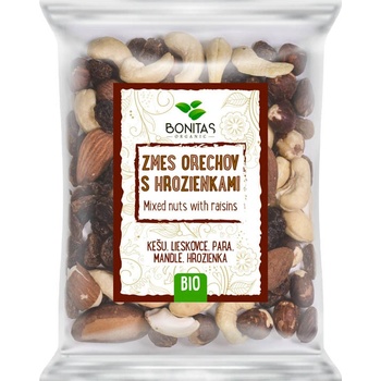 Bonitas Bio Zmes orechov s hrozienkami 100 g