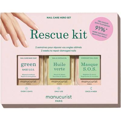 Manucurist Rescue Kit ošetrenie pre poškodené nechty, 3 × 15 ml