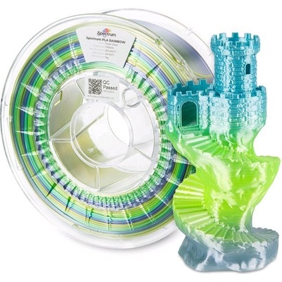 Spectrum 81019 3D филамент, PLA Silk Rainbow, 1, 75mm, 1000g, Многоцветен (Frost gloss) (81019)