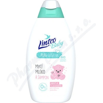 LINTEO Baby Mycí mléko a šampon 425 ml