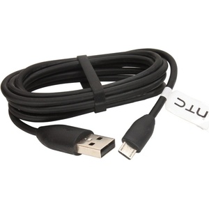 HTC Оригинален кабел за HTC мобилни телефони (черен) - HTC DC M410 MicroUSB (bulk)