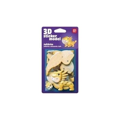 3D Sticker model ještěrky make 1042620