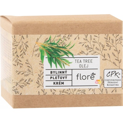 Floré bylinný pleťový krém tea tree olej 50 ml