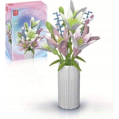 Mould King 10057 Květiny ve váze Lilie