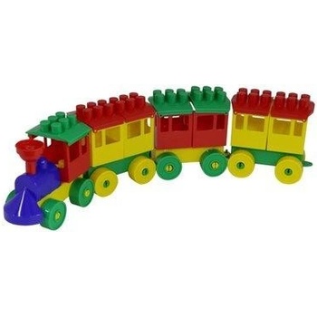 Polesie Vláčik Staviteľ 3 vagóny